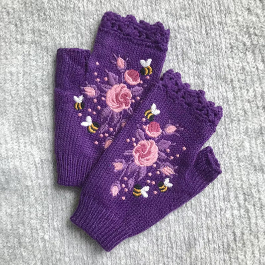 GardenStitch Fingerless Gloves
