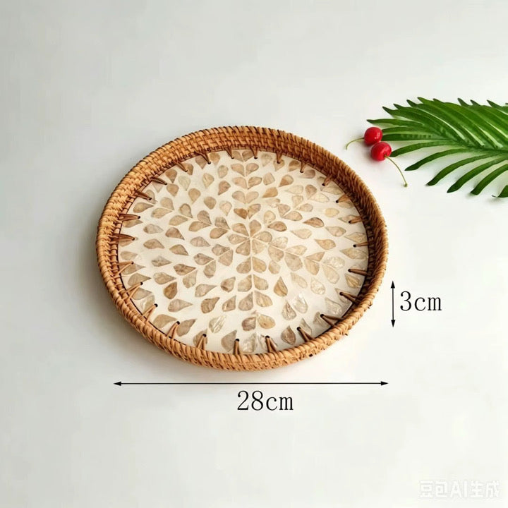 Nest And Nook Round 3 Piece Tray Set