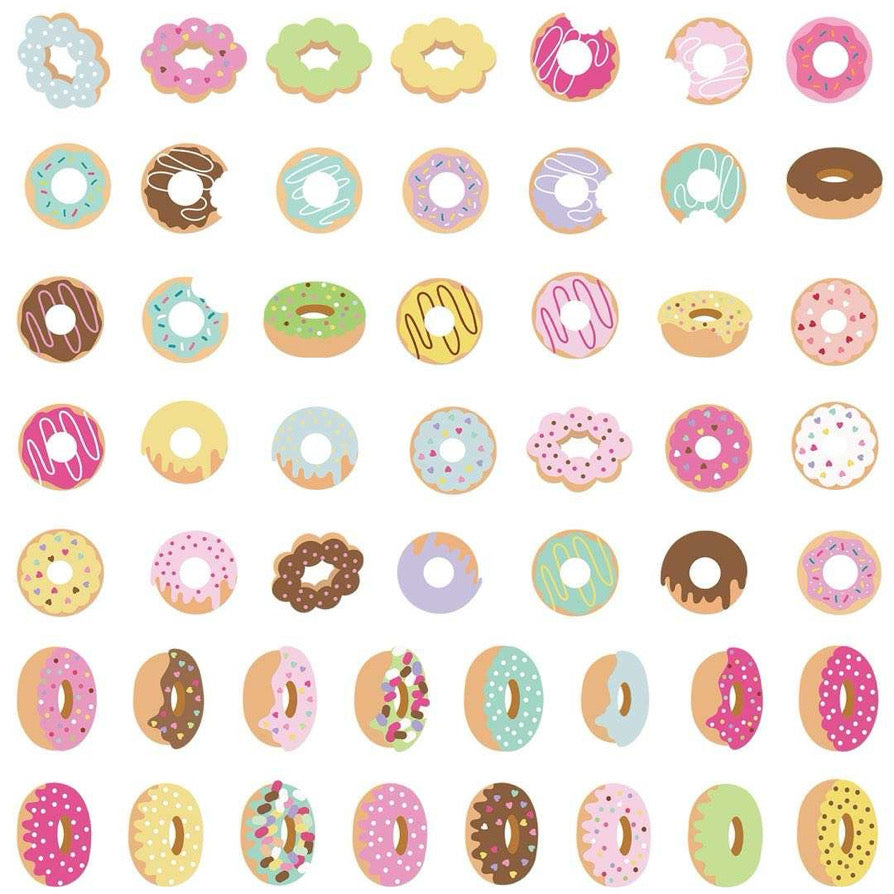 We LOVE Donuts 50 Piece Vinyl Stickers