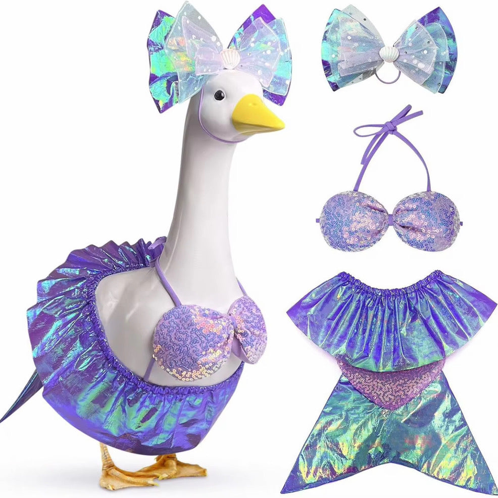 Mermaid Porch Goose Outfit