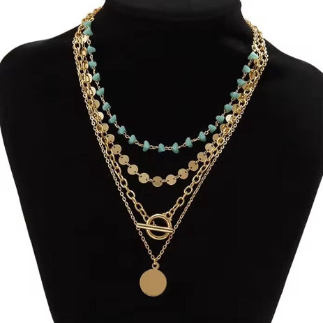 The Wander Coin Layering Necklace Set