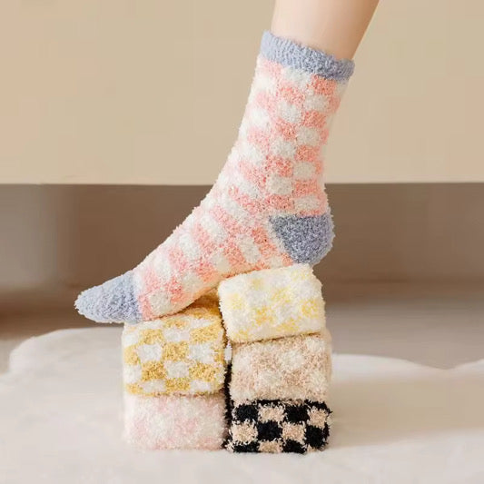 Check It Out Soft Plush Sock Set of 6