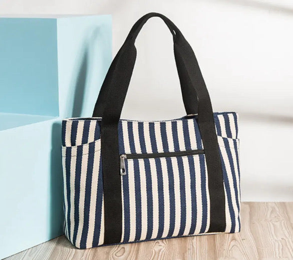 Striped Tote Bag