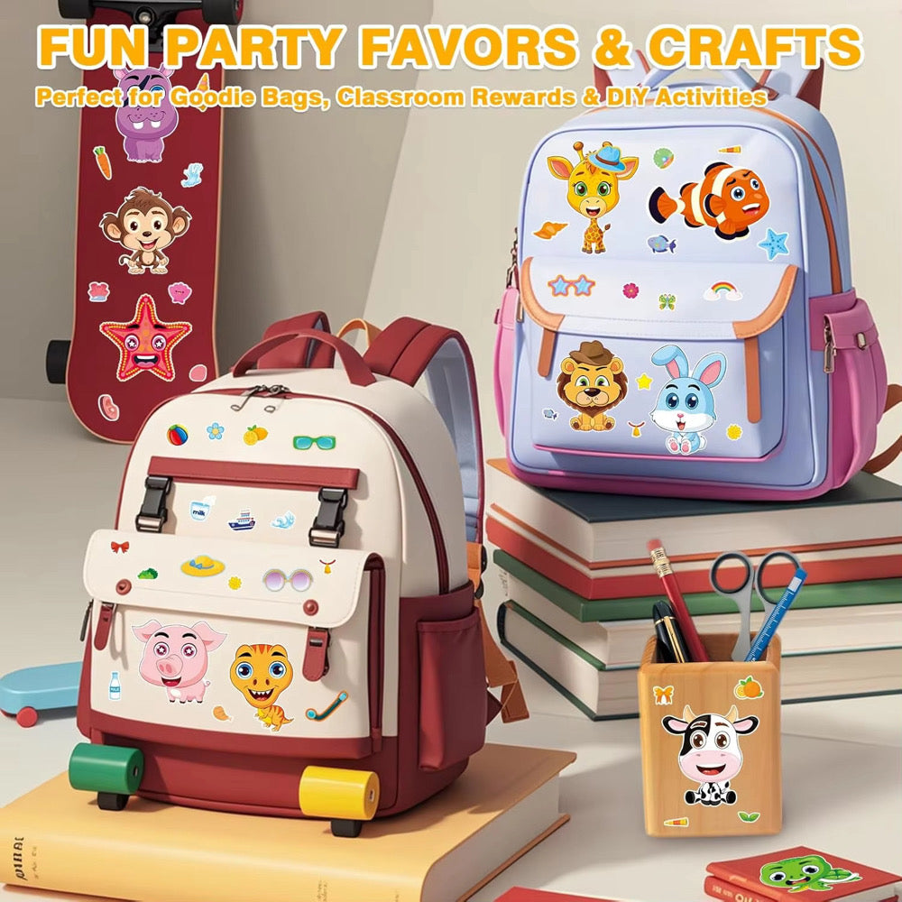 Lil’ Stickie Make A Face Sticker Sheets Set