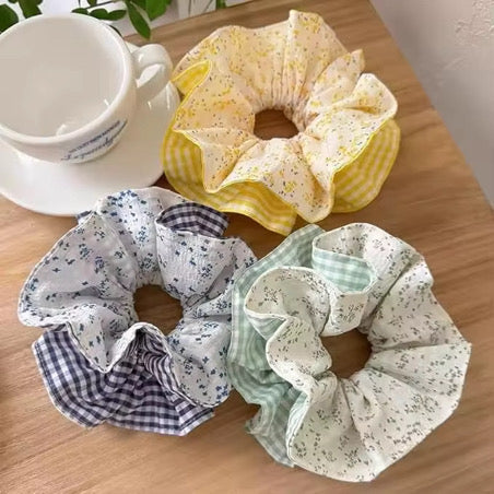 Timeless Tresses Trio Hair Scrunchie Set