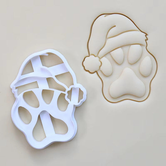 Merry Pawmas Paw Cookie Cutter