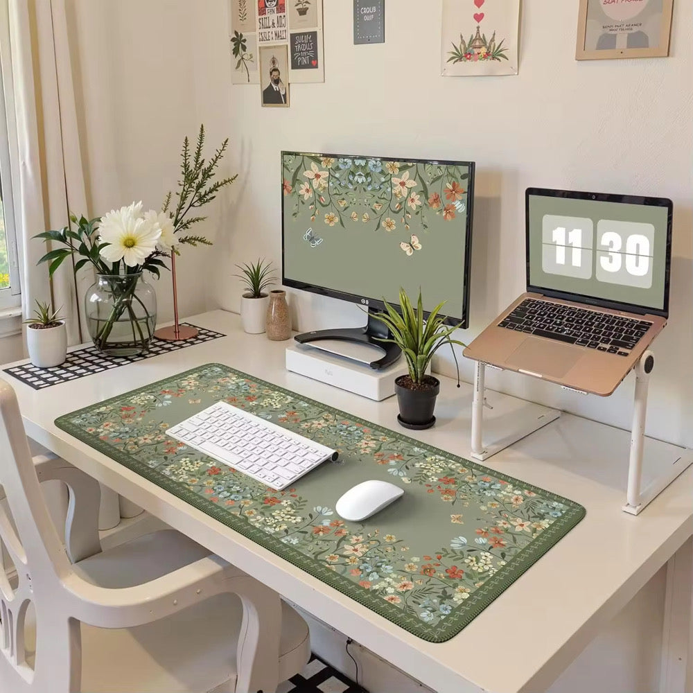 Floral Desk Pad