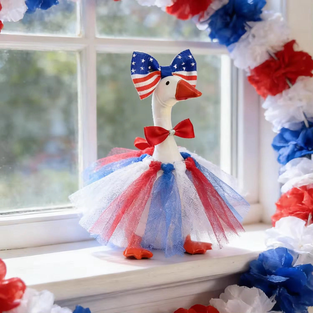 The Red, White & Goose Fit For Desktop Goose