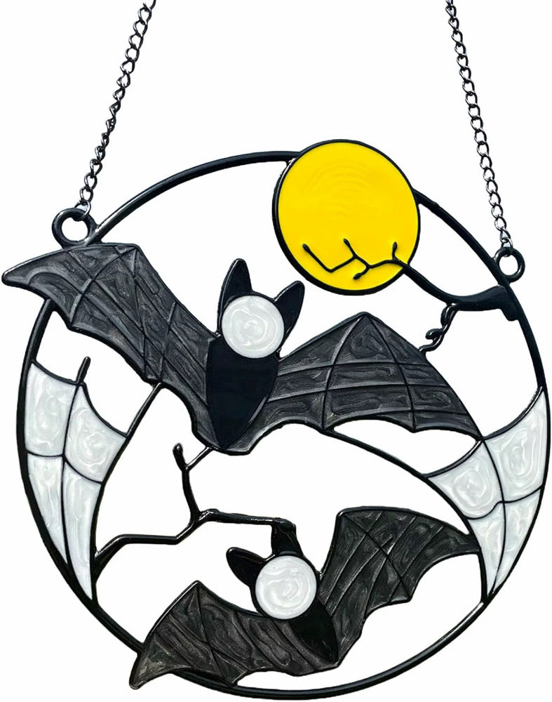 Halloween Friends Staines Glass Suncatcher