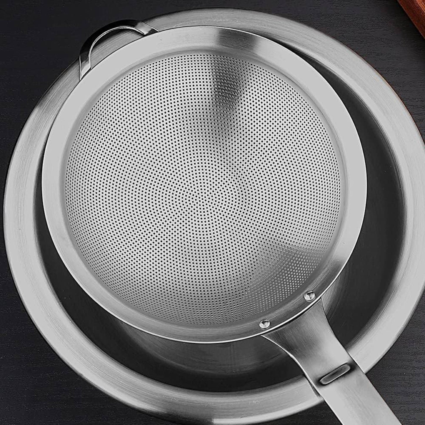 2 Piece Mesh Food Strainer Set