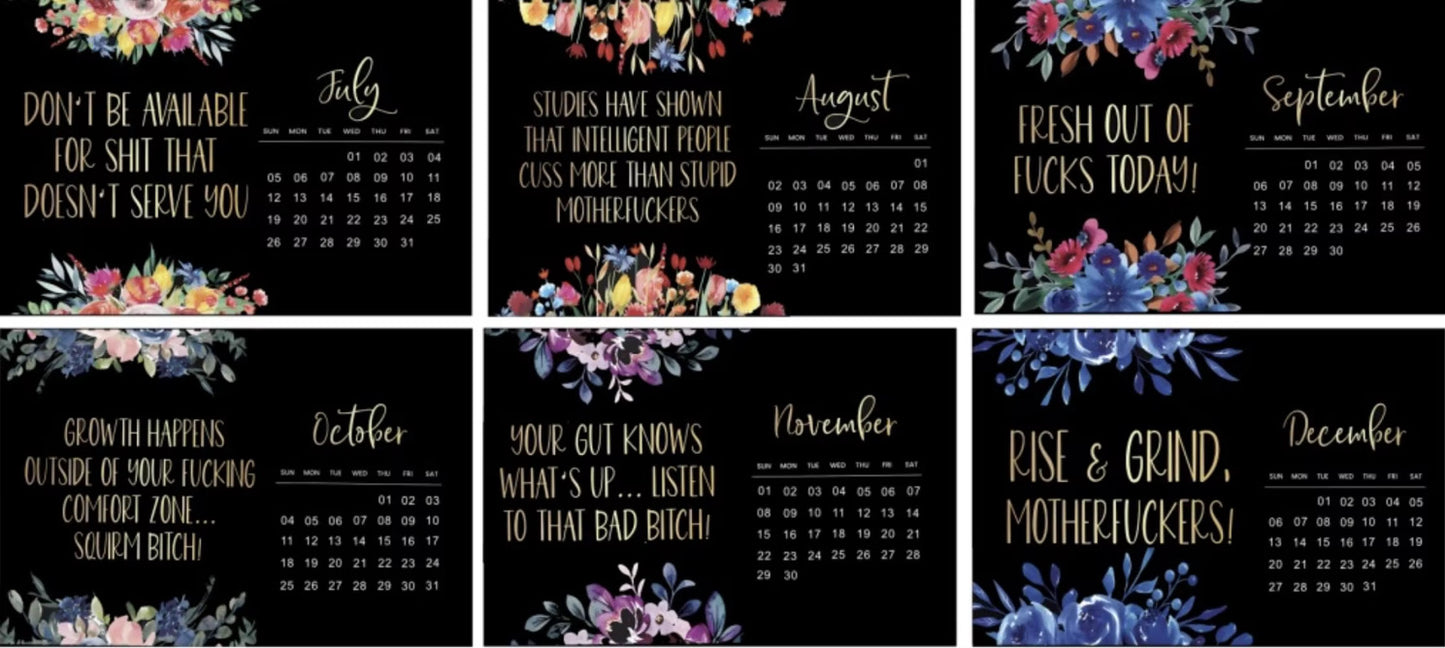 Desktop Snarky 2026 Calendar