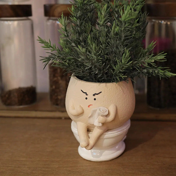 Theo The Toilet Friend Planter Pot