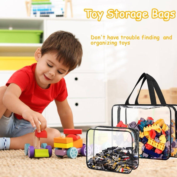 3 Piece Clear Bag Storage Solution