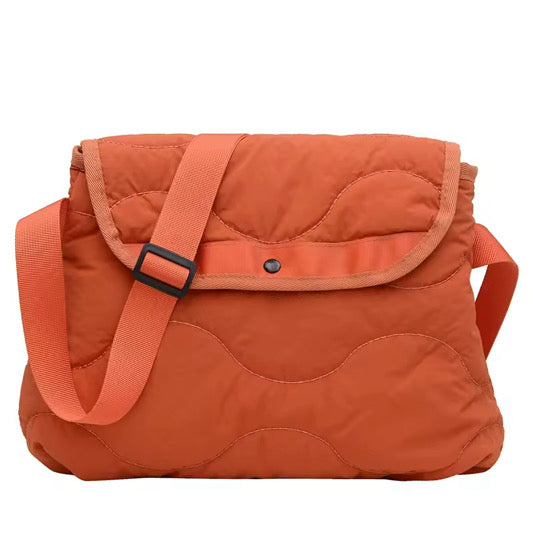 Quilted Puffy Crossbody Bag