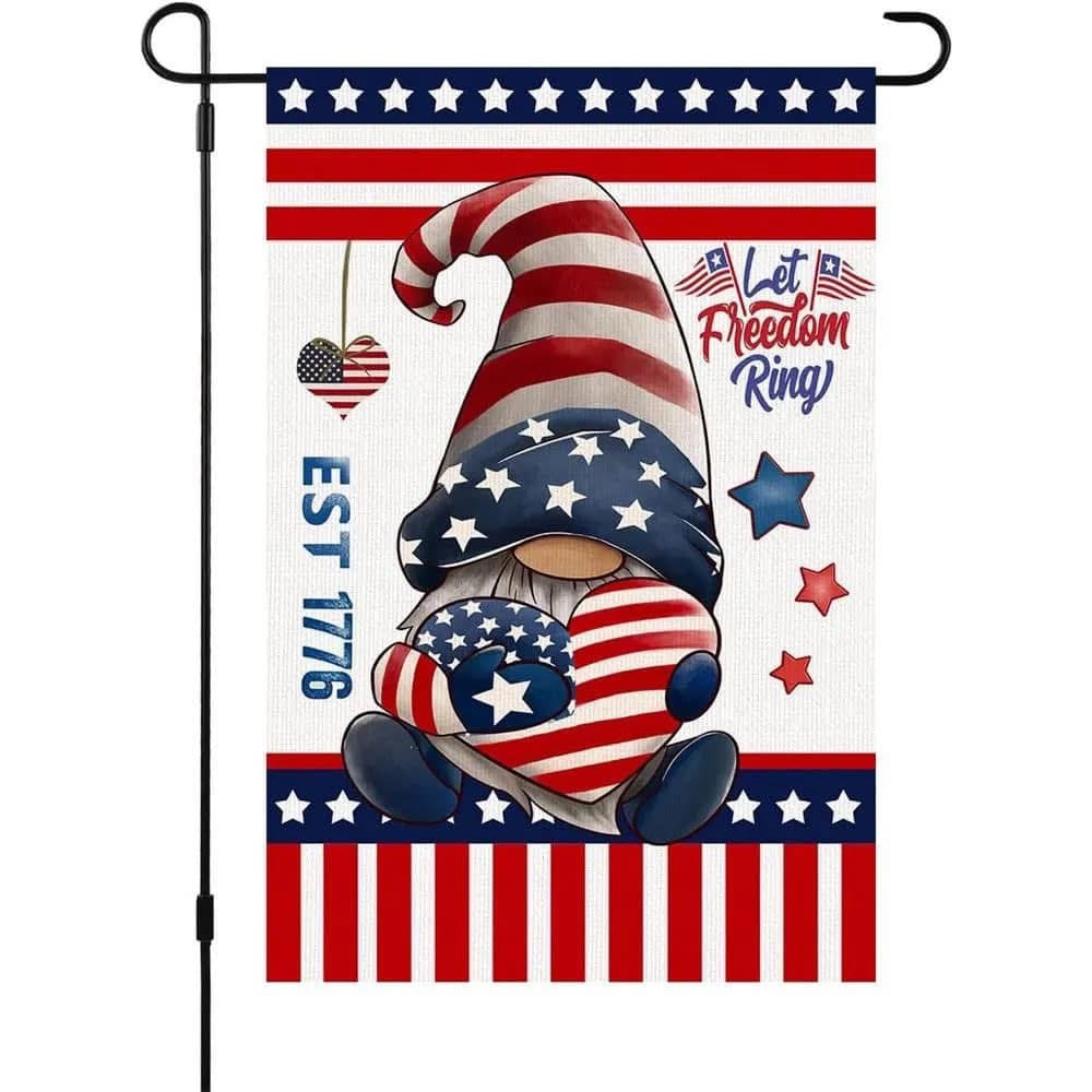 Patriotic Themed Garden Flags