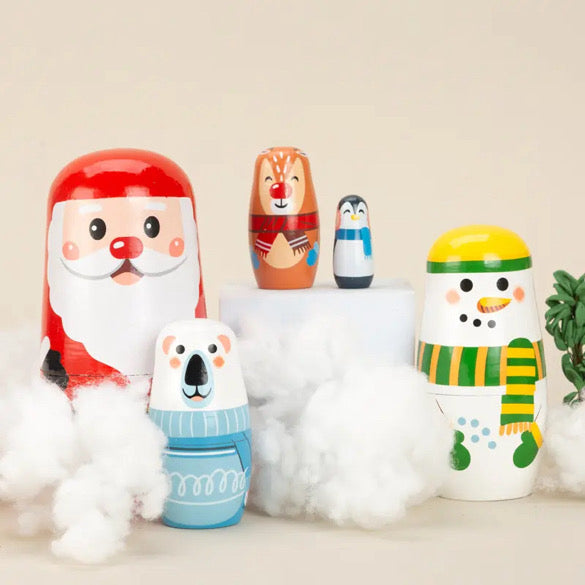 Holiday Nesting dolls