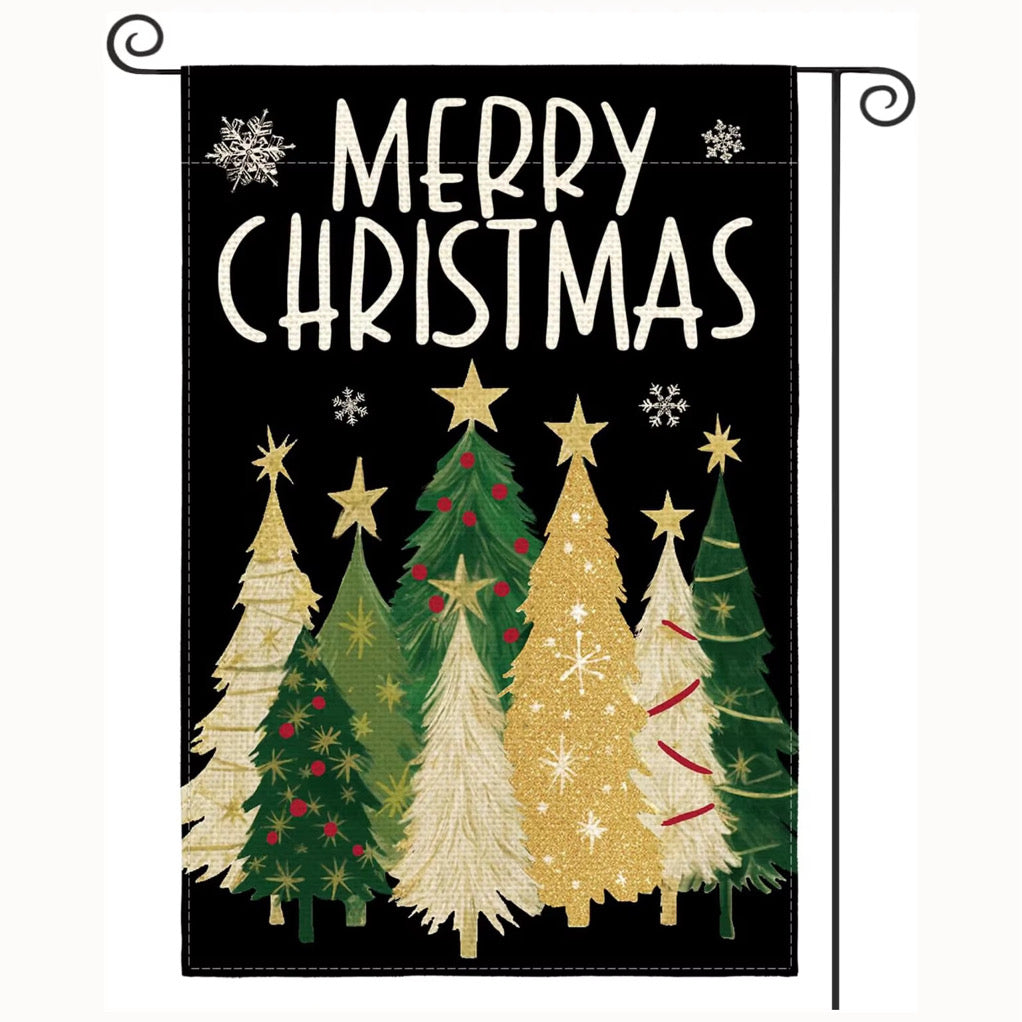 Christmas Themed Garden Flags