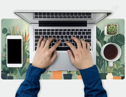 Bloom Where You Work Desk Pad