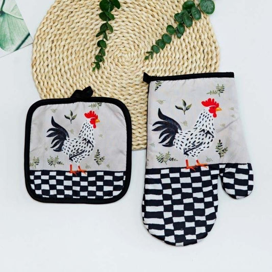 Printed Oven Mitts