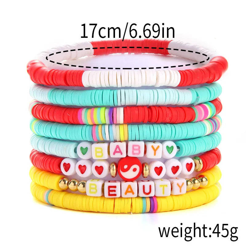 Friendship Bracelet Stacks