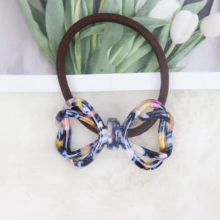 3 Piece Hair Bow Elastics