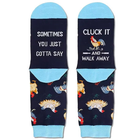 Cluck It Chicken Socks