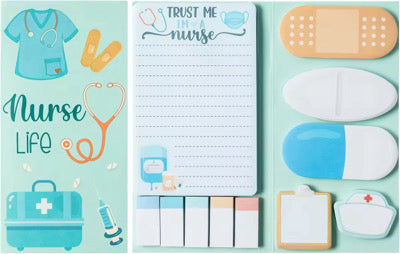 OPEN Fun Themed Sticky Notebook Set