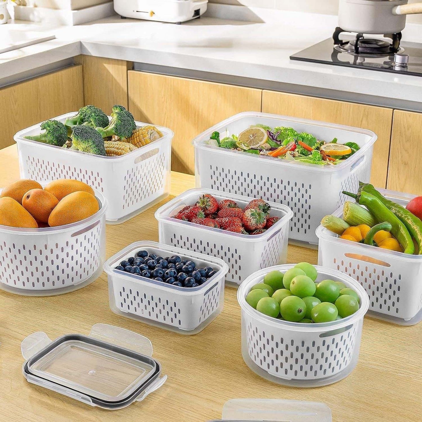 4 Piece Fruit Storage Containers