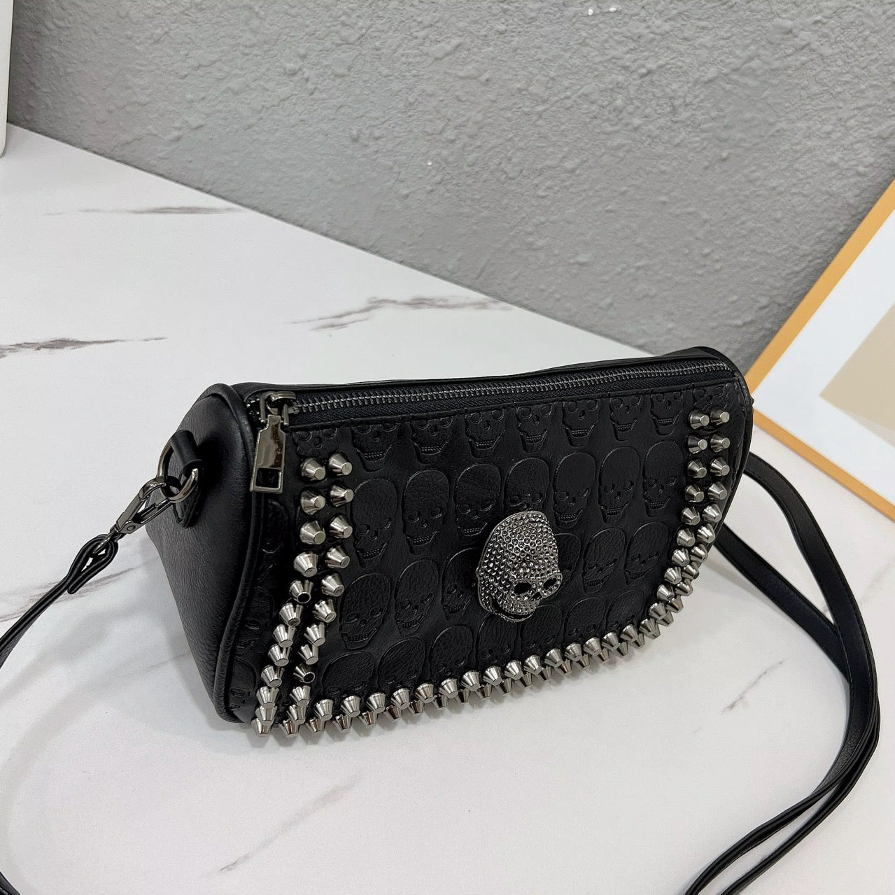 Skull Stud Crossbody