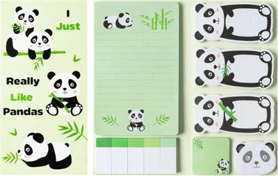 OPEN Fun Themed Sticky Notebook Set