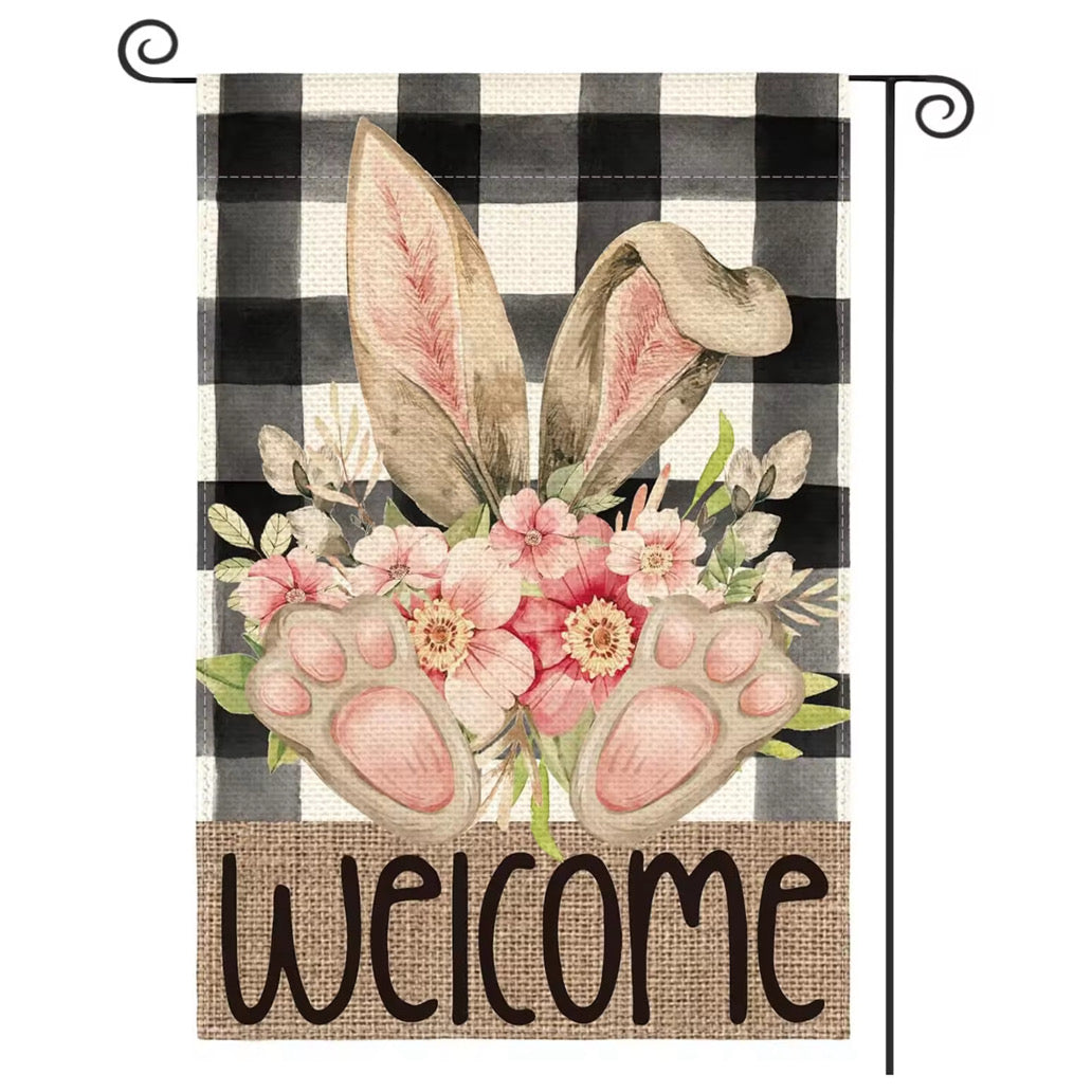 Seasonal Easter Garden Flags