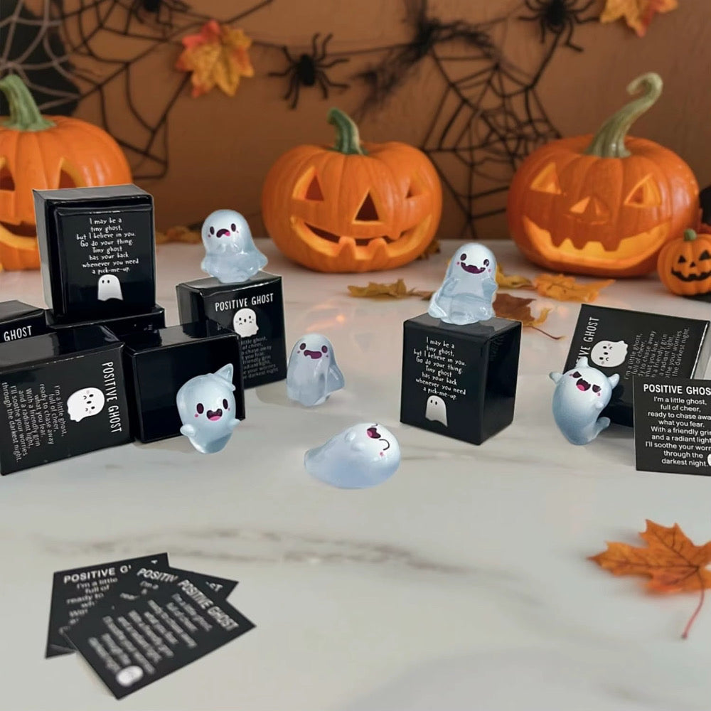 6 Piece Glow In Dark Halloween Ghosts