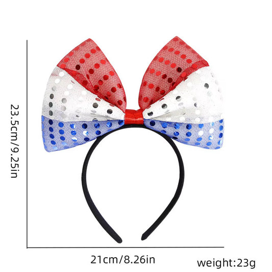 9 Piece Patriotic Headband Set