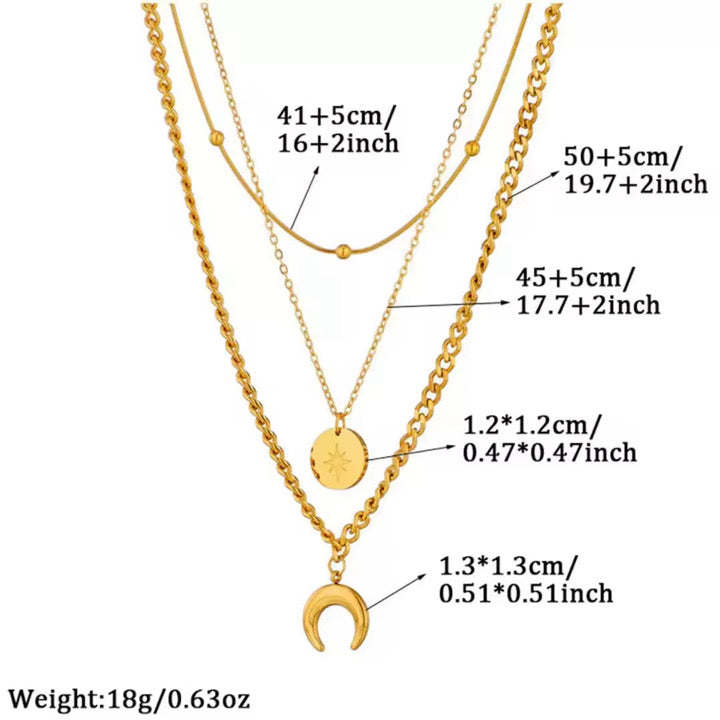 Triple Layer Statment Necklace