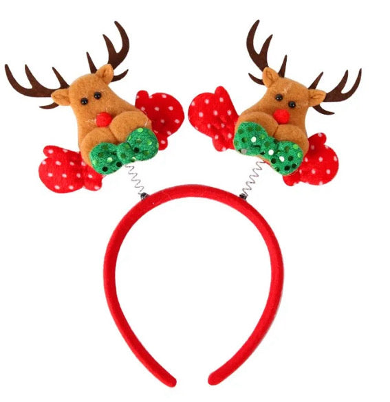 12 Piece Christmas Headband Set