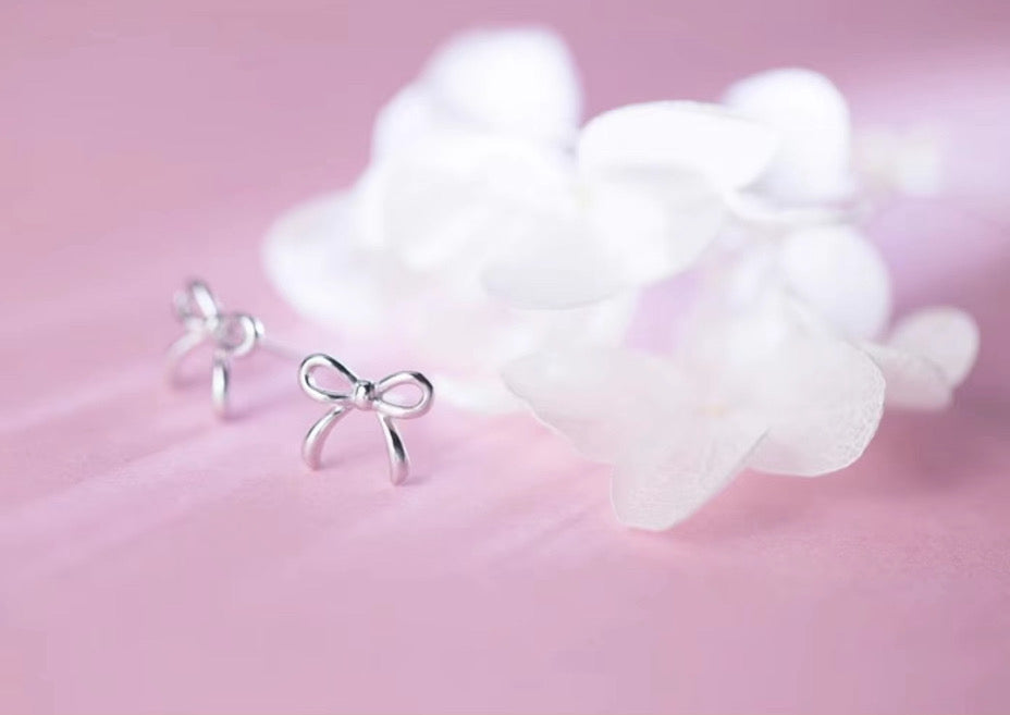 Petite Bow Stud Earrings