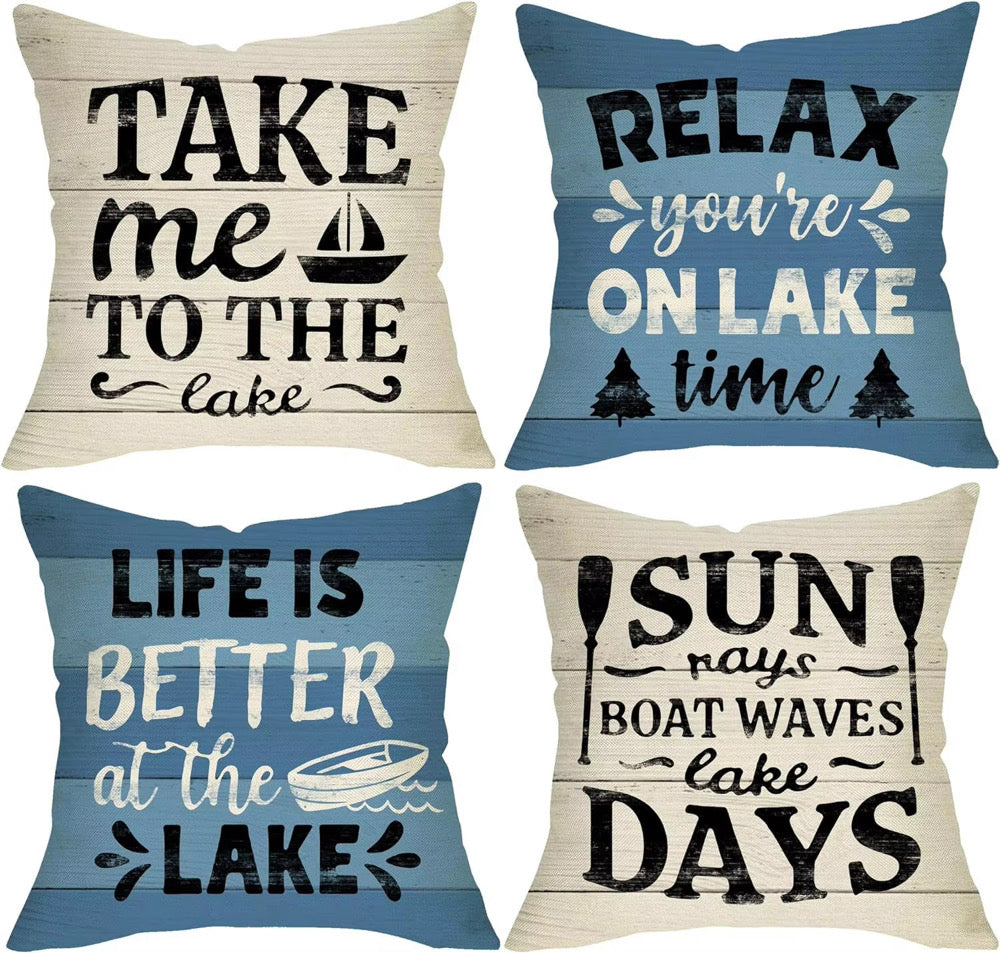 4 Piece Pillow Cover Set