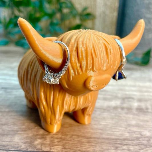 Highland Cow Jewelry Holder