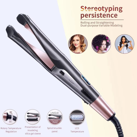 2 in 1 curler and straightener