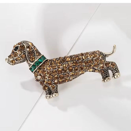 Dapper Dog Brooch