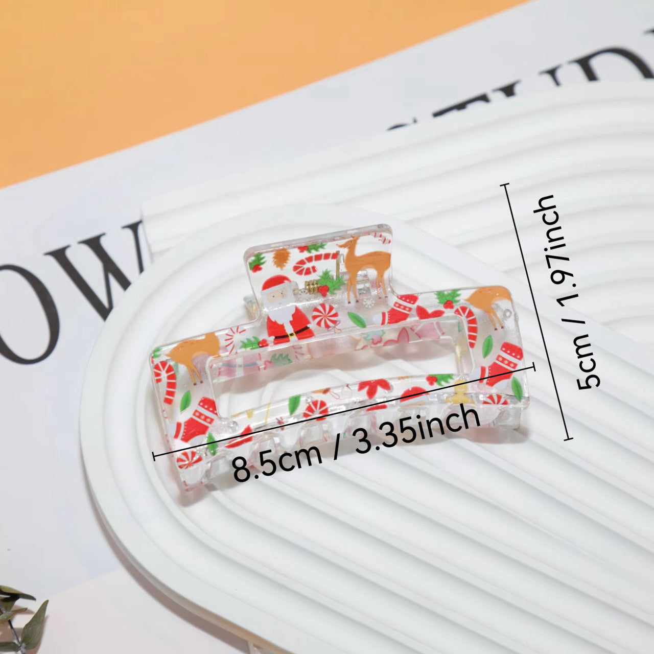 Set Of 2 Christmas Hair Clips