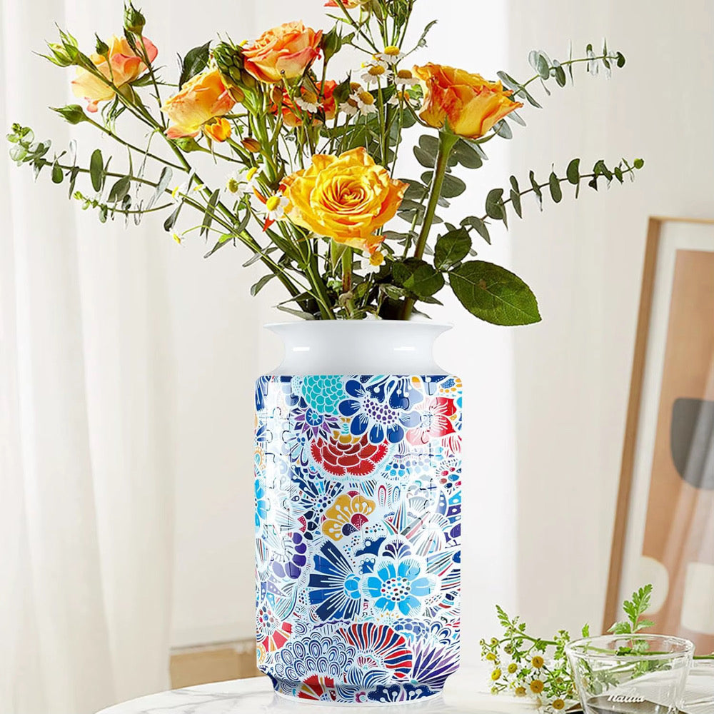 Piece by Piece Puzzle Vase