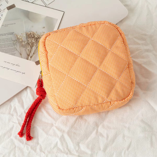 Squarely Stylish Cosmetic Pouch
