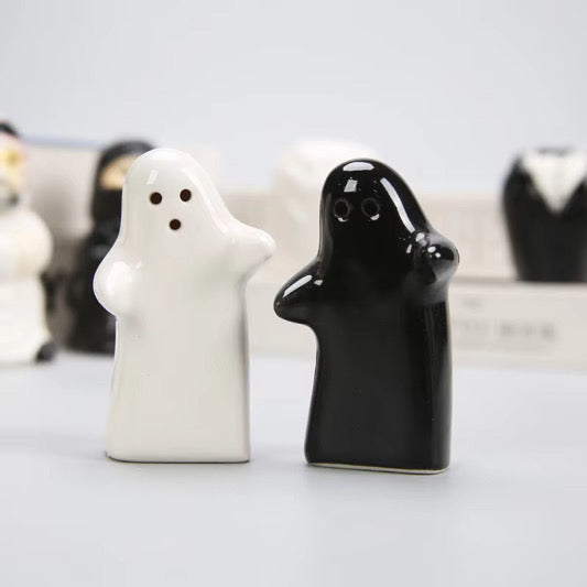 Ghostly Salt & Pepper Shakers