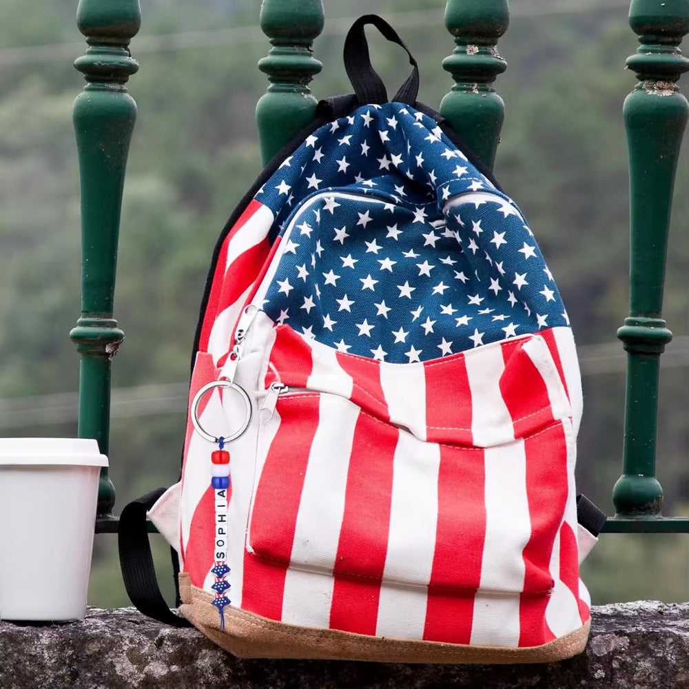 Red, White & Craft Keychain Kit