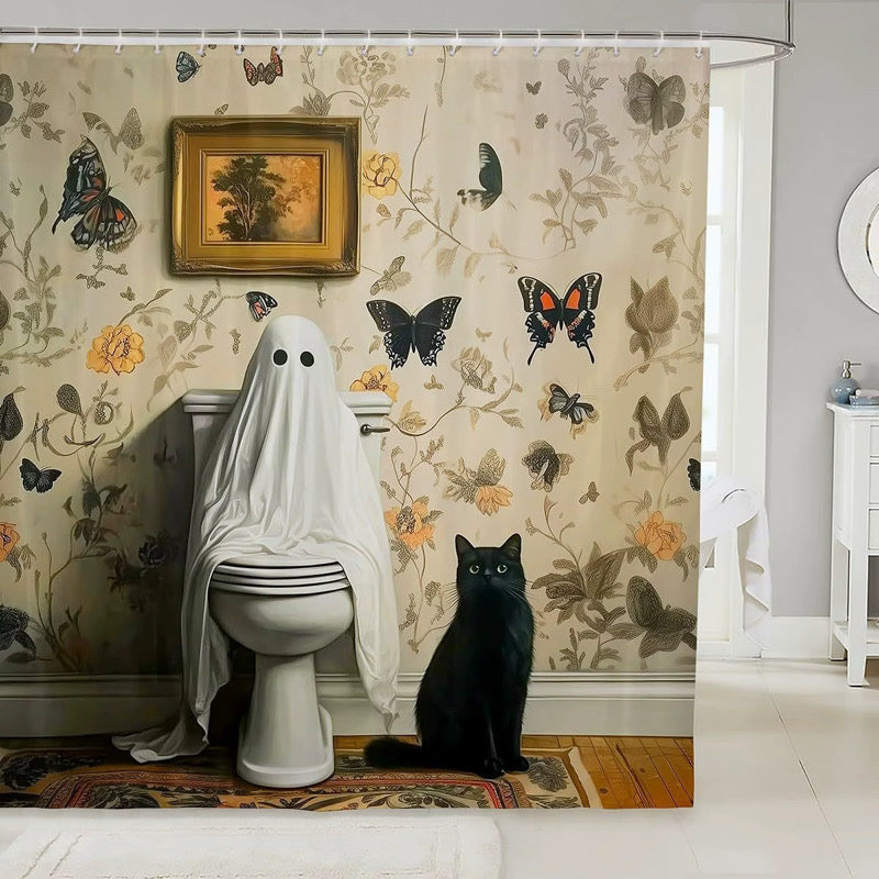 Creep It Clean Shower Curtains
