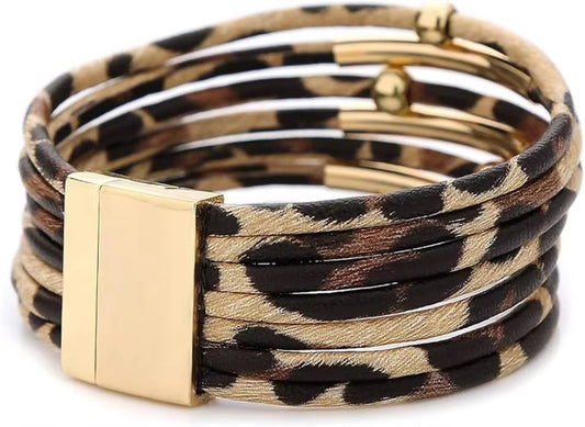 Boho Leopard Bracelet