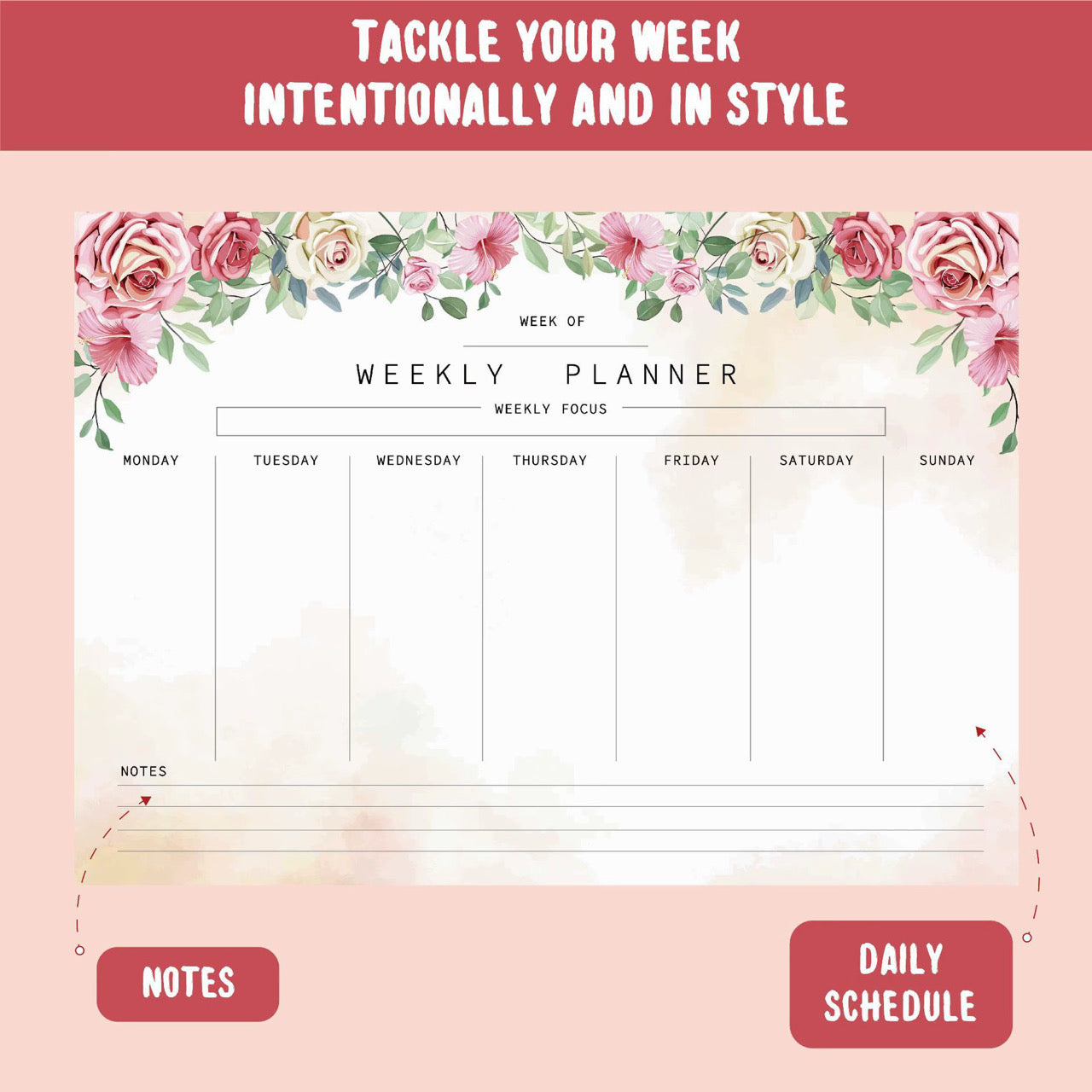 Tear Off Weekly Planners