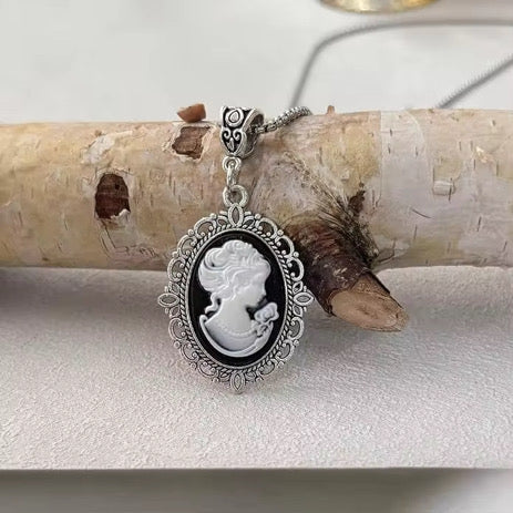 Cameo Silhouette Necklace