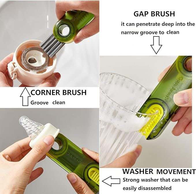 Set of 2 Multipurpose tiny cleaning brush